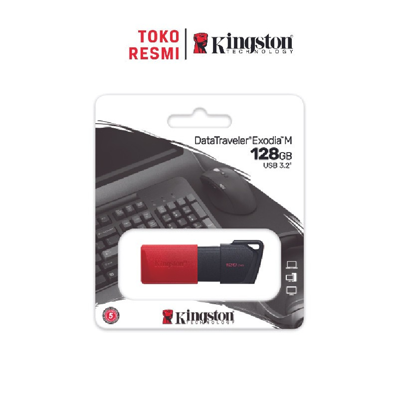 [FD-K-64GB] Flashdisk Kingston DataTraveler Exodia 256GB USB Flash Drive 3.2 Gen1 DTX 256 GB
