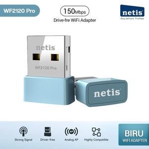 [DGL-NTS-WF2120] Netis WF2120 Pro / WF 2120 150 Mbps WiFi Nano USB Adapter Garansi Replace Promo Wifi Murah Quantity